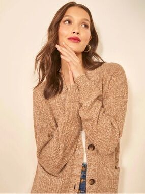 Reformation Blake Sweater || Carmel Marled